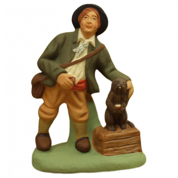 Santon Montreur de marmotte 6-7 cm Santon Montreur de marmotte 6-7 cm