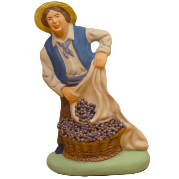 Santon Ramasseur d'olives 6-7 cm Santon Ramasseur d'olives 6-7 cm
