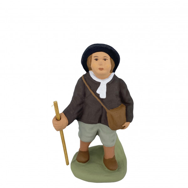 Santon petit promeneur 6-7 cm Santon petit promeneur 6-7 cm