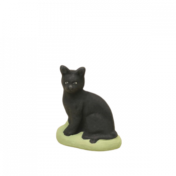 Santon Chat noir 6-7 cm