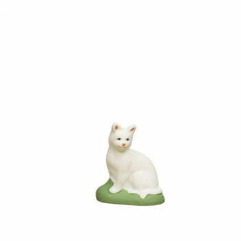 Santon Chat blanc 6-7 cm