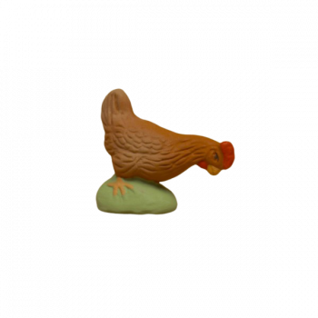 Santon poule rousse...