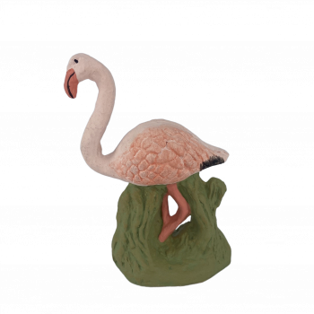 Santon flamant rose 6-7 cm